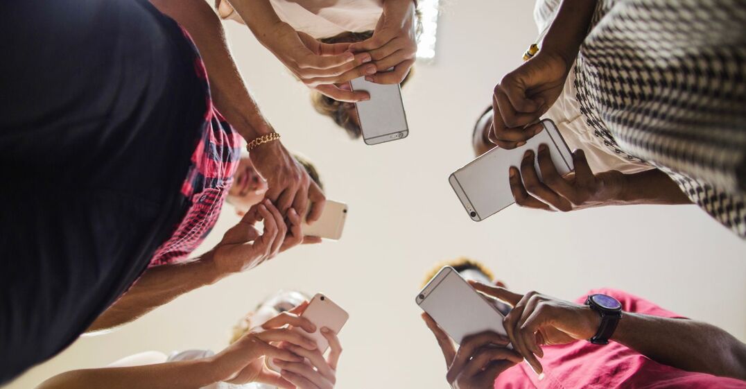 Group on mobile phones