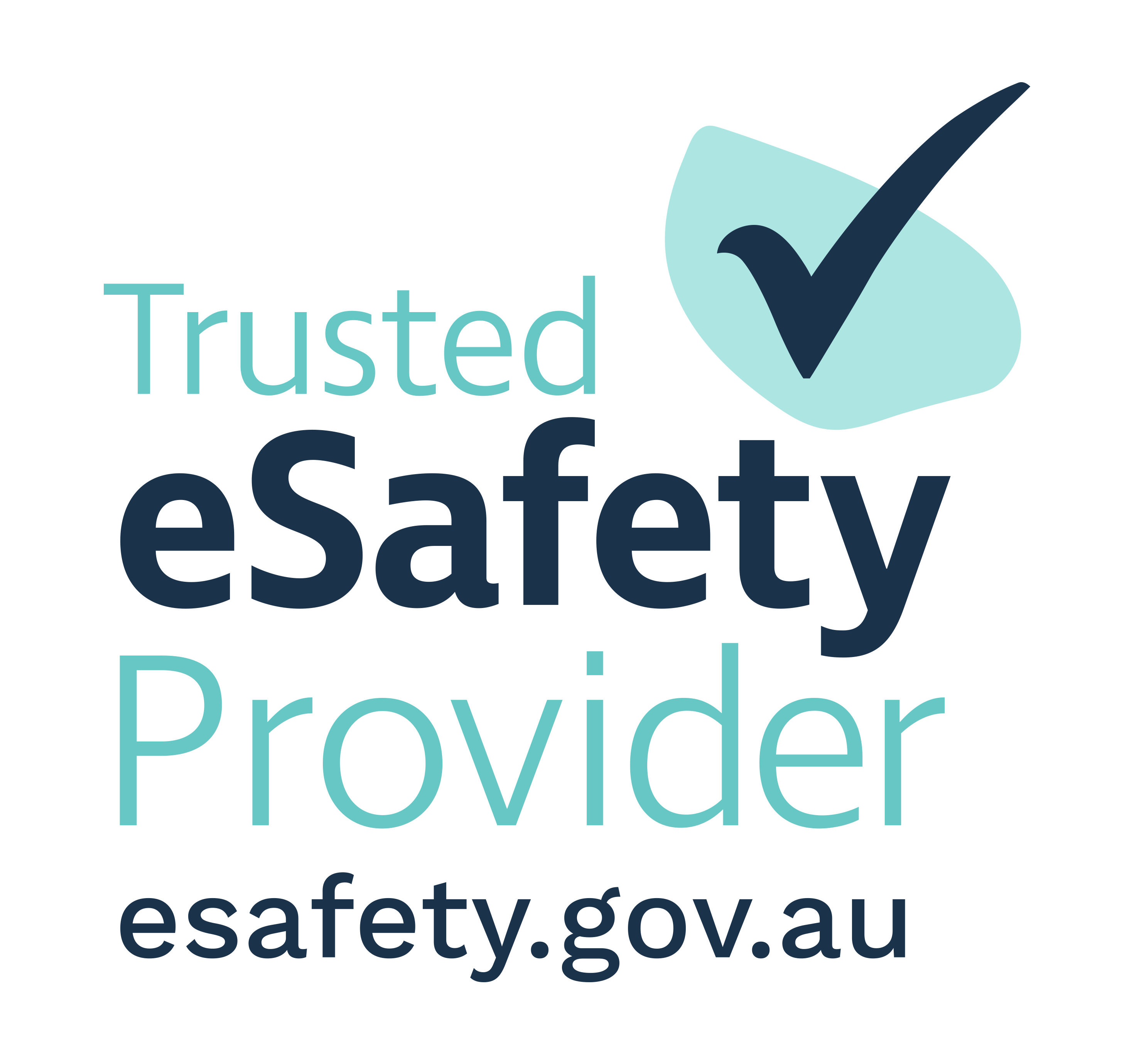 Trusted e Safety Provider logo stacked